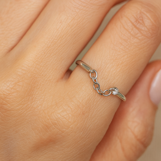 Chainlet - Stainless Steel Ring