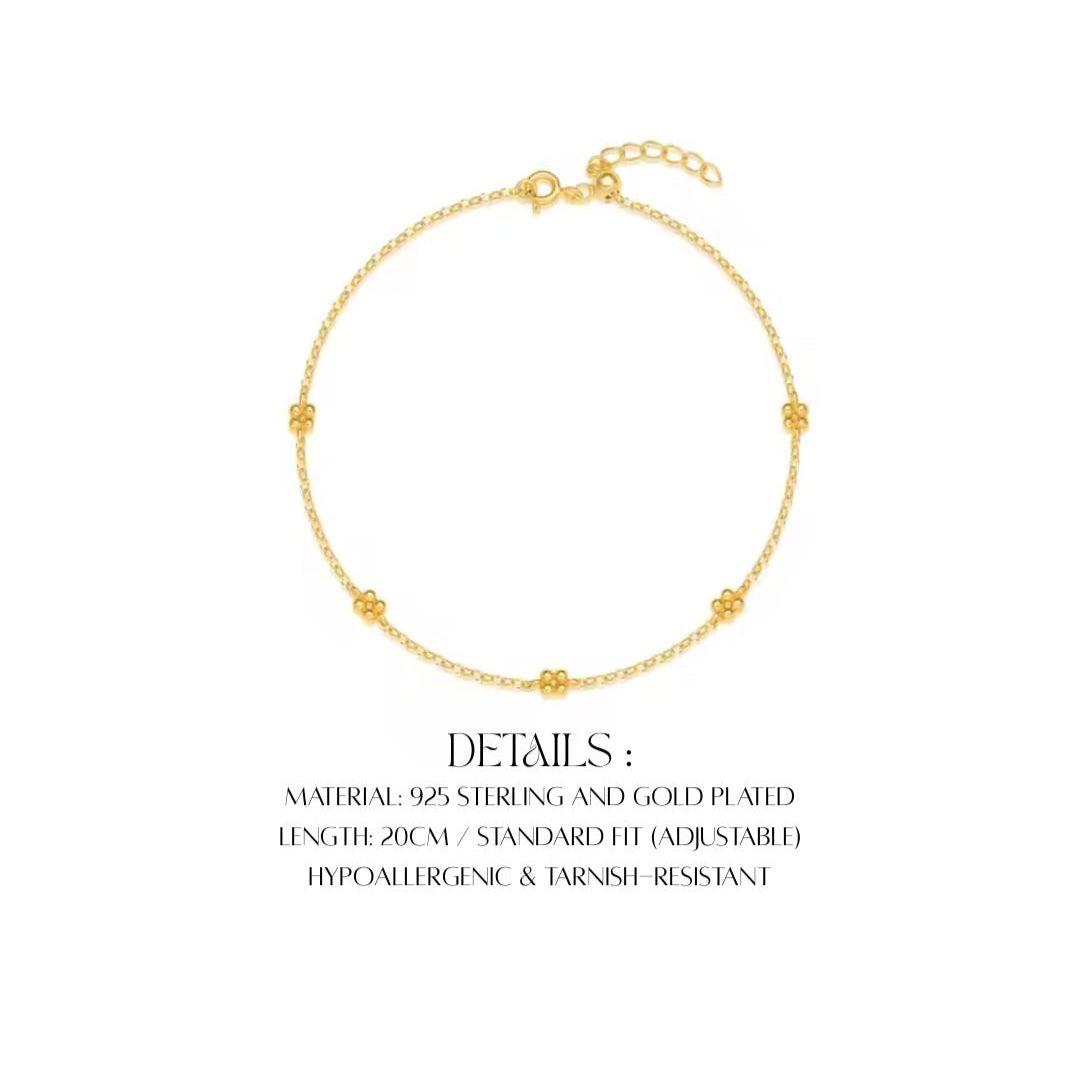 Gold Plated Bracelet -  The Golden Grace Bracelet
