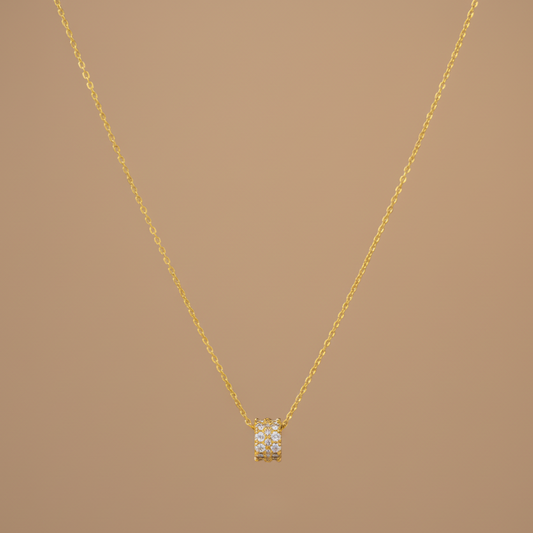 Halo Stainless Steel Fashion Waterproof Non Tarnish Necklace