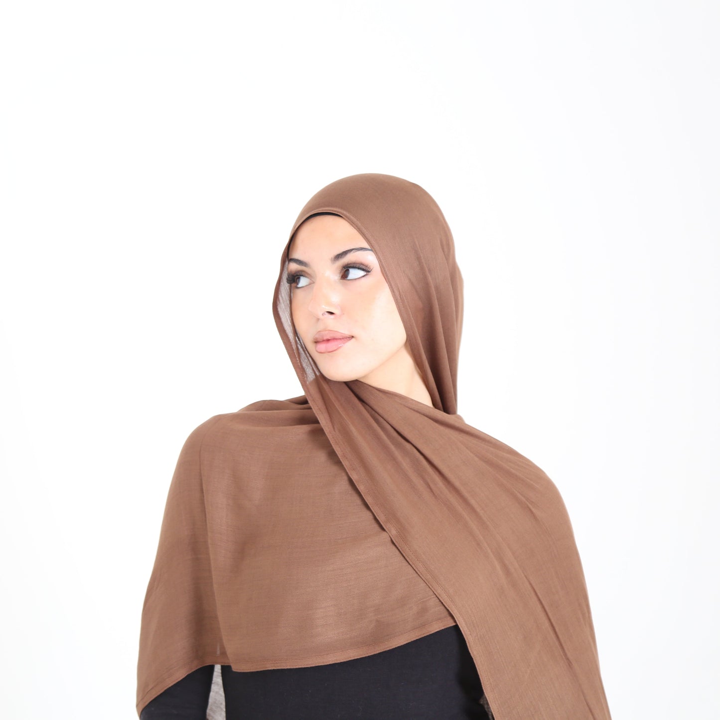 Brownie Premium Modal Hijab | Shop Hudda