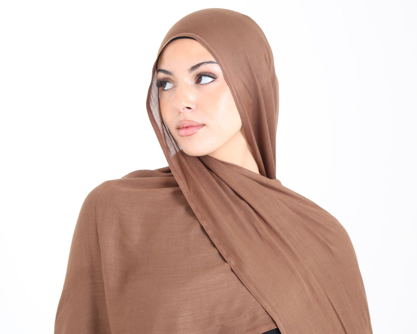 Brownie Premium Modal Hijab | Shop Hudda