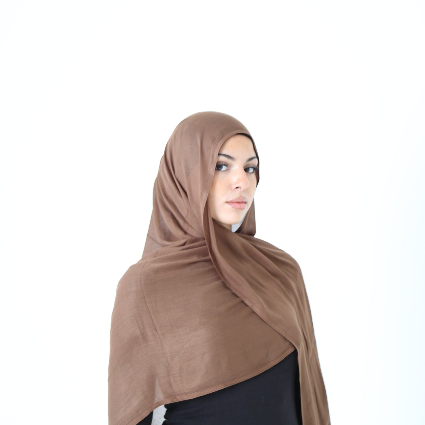 Brownie Premium Modal Hijab | Shop Hudda